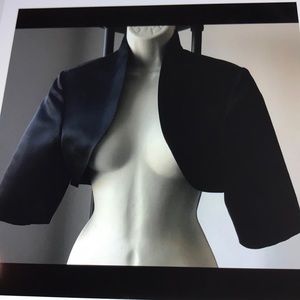 New Bella formal crop jacket black
